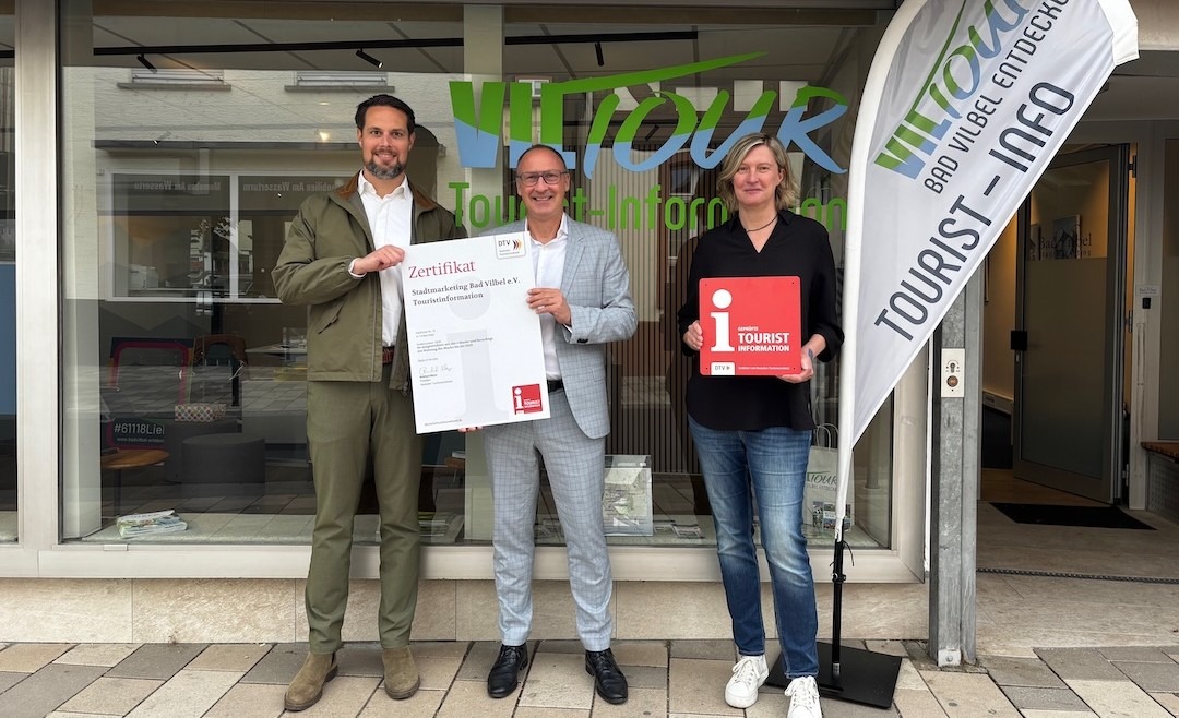 Tourist-Information Bad Vilbel erfolgreich DTV-zertifiziert