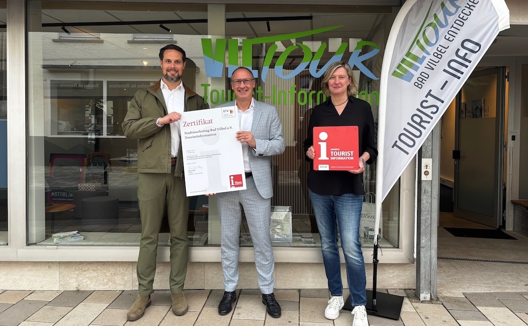 Tourist-Information Bad Vilbel erfolgreich DTV-zertifiziert